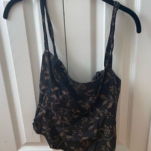 Reformation Ellora top in Carob